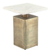 Nyra - Side Table - White / Brass Zuo Modern