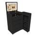 Flip Mirror Vanity Desk With Adjustable LED Lights & Stool For Bedroom Home Essentials