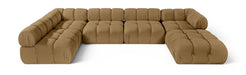 Orin - 6 Piece Modular Sectional (3 Modular Chairs, 2 Corner Chairs & Ottoman) Meridian Furniture
