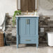 Bathroom Vanity With Ornate French Cylinder Legs, Soft Close Drawer Hearth and Haven