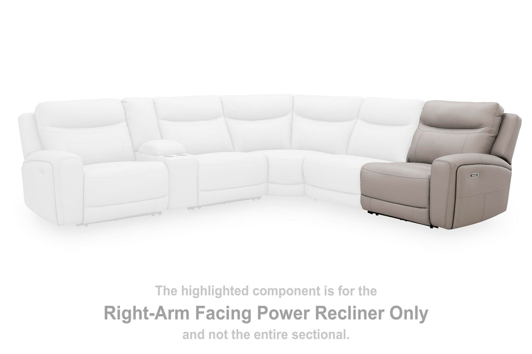 Gravier - RAF Zero Wall Power Recliner - Gray Benchcraft®