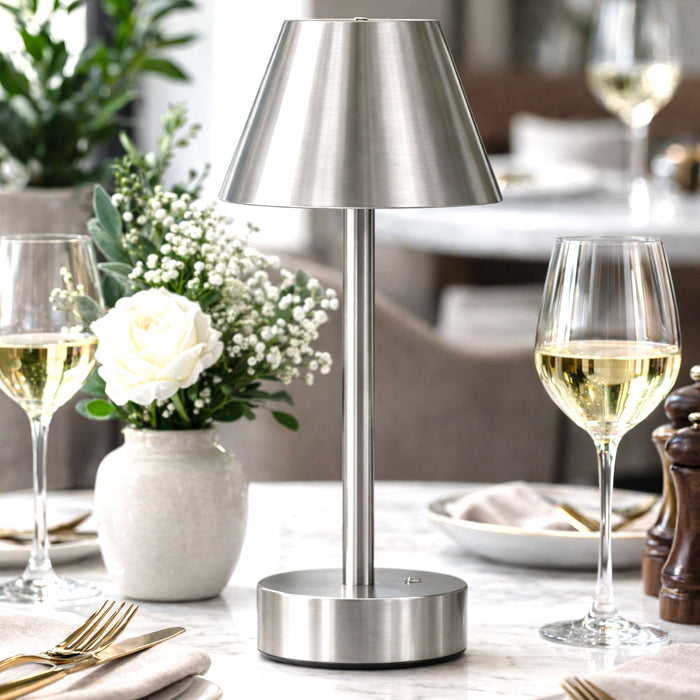 Elegance Rechargeable LED Table Lamp LED Touch Switch Ashcroft Furniture