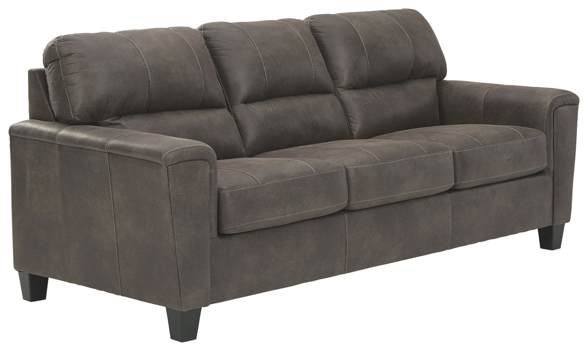 Navi - Queen Sofa Sleeper - Smoke Signature Design by Ashley®