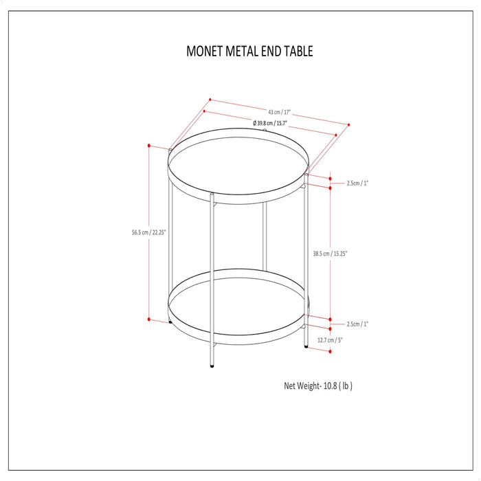 Monet - Handcrafted Table Simpli-Home