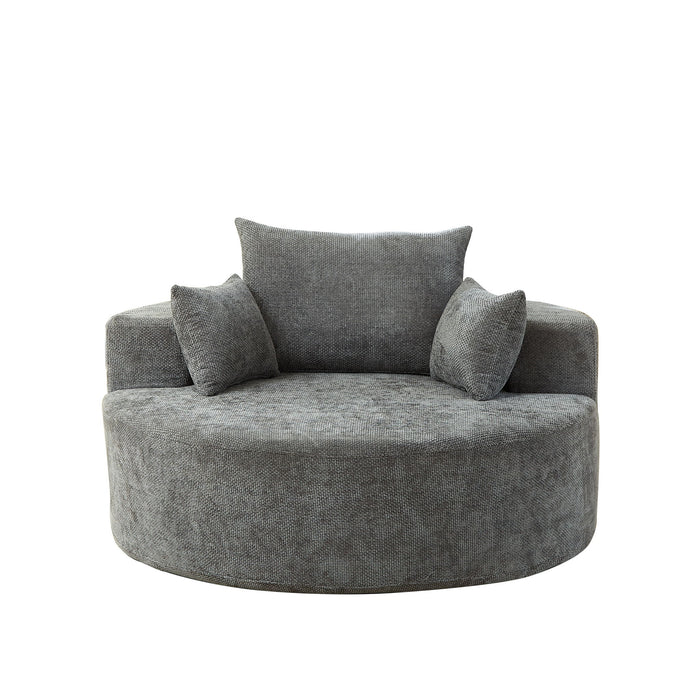 Single Sofa, Sleeper Chair For Living Room - Gray Home Essentials
