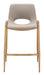 Desi - Counter Stool With Gold Legs (Set of 2) Zuo Modern