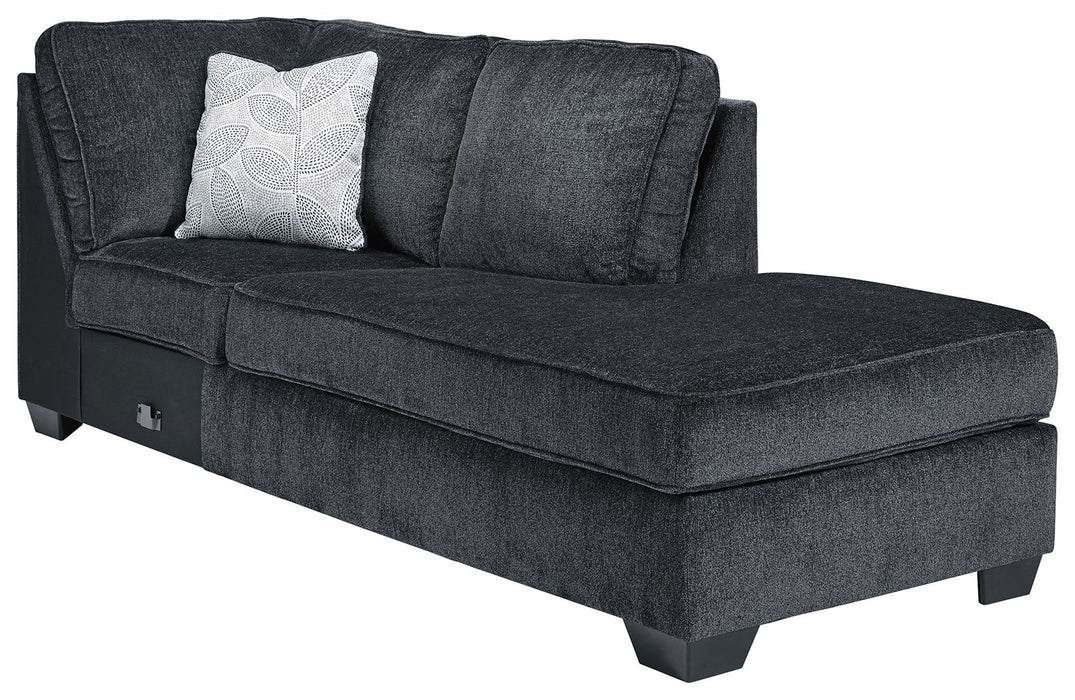 Altari - Raf Corner Chaise - Slate Signature Design by Ashley®