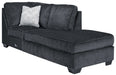 Altari - Raf Corner Chaise - Slate Signature Design by Ashley®