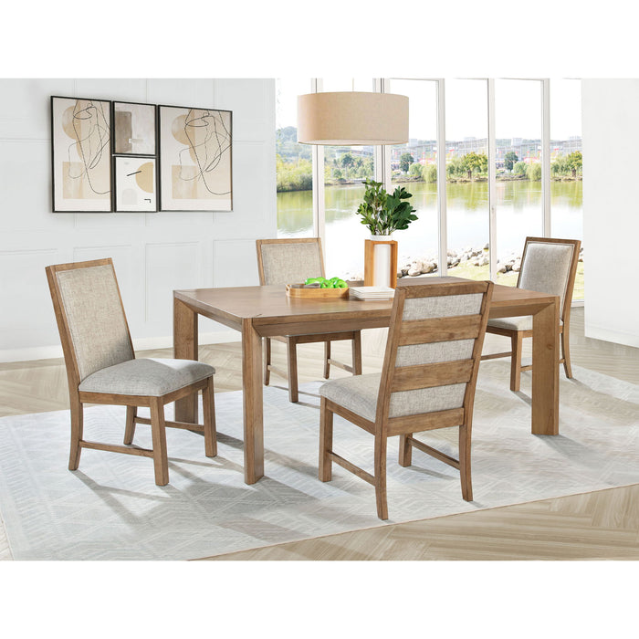 Rectangular Dining Set With Angular Legs Furniture Max