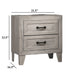 Nightstand, Bedside Table - White Washed Home Essentials