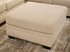 Mandi Point - Oversized Accent Ottoman - Marble Benchcraft®
