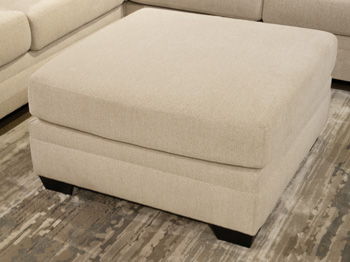 Mandi Point - Oversized Accent Ottoman - Marble Benchcraft®