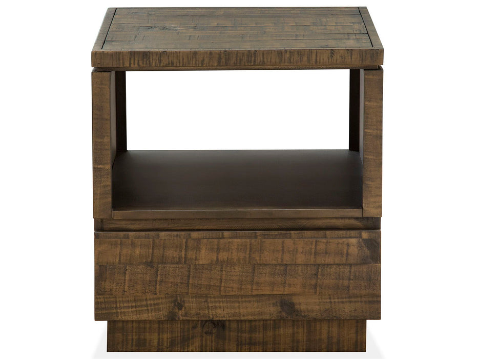 Baisden - Rectangular End Table - Tobacco Magnussen Furniture