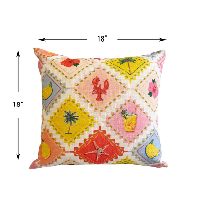 Outdoor Pillows, Weather Resistant (Set of 2) - Multi Daily Nest