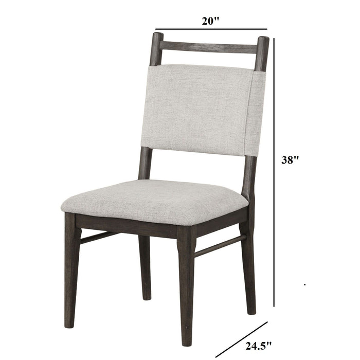Upholstered Side Chairs (Set of 2) - Dark Walnut Home Essentials