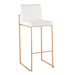 Fuji - Contemporary Design High Back Barstool Lumi Source