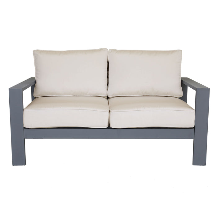 Loveseat - Powdered Pewter