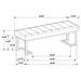 Mira - Accent Bench Furniture Max