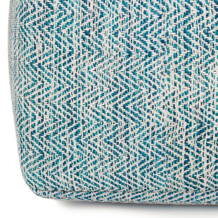 Nate - Handcrafted Square Pouf Simpli-Home