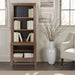 Bookcase Pier, 2 Tone - Brown Home Essentials