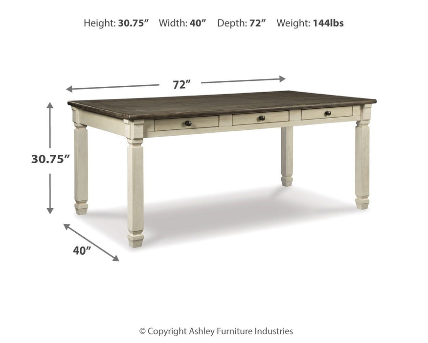 Bolanburg - Rectangular Dining Room Table - Beige Signature Design by Ashley®