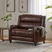 Tufted Design Wide Manual Recliner Chair Noble House