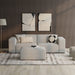 Rex - Handcrafted Sectional Sofa And Ottoman Simpli-Home