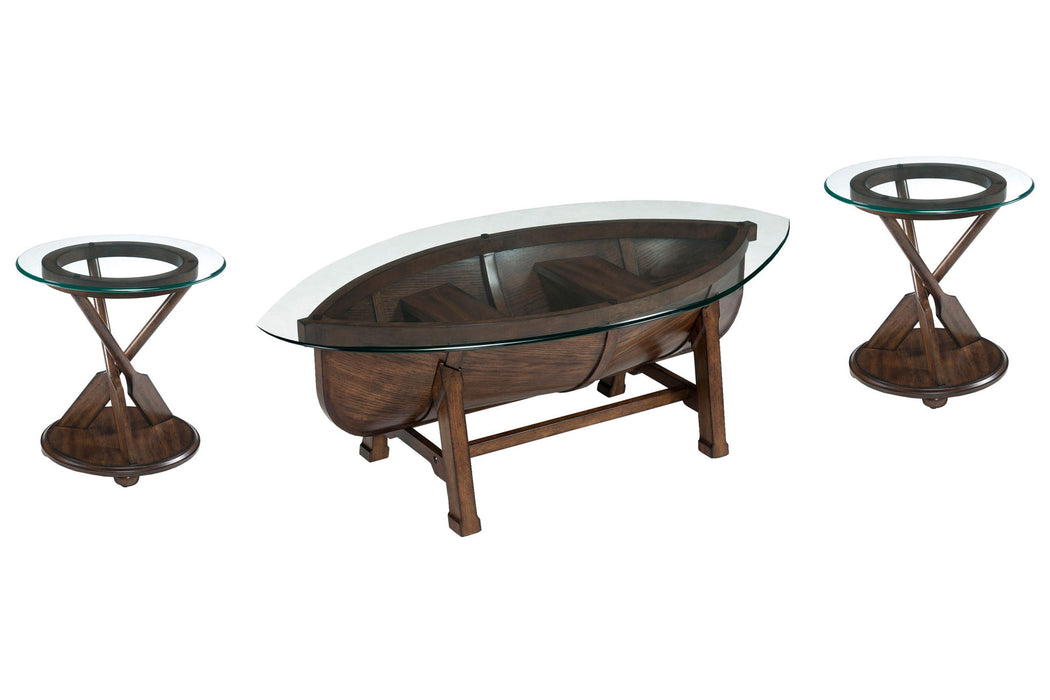 Beaufort - Oval Cocktail Table Set Magnussen Furniture