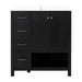 Bathroom Vanity With Sink Top, Bathroom Vanity Cabinet With 2 Doors And 2 Drawers, Open Shelf Hearth and Haven