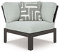 Beachloft - Corner With Cushion - Black / Gray Signature Design by Ashley®