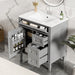 Bathroom Vanity With Top Sink, 2 Drawers & Tip Out Drawer Hearth and Haven