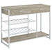Ethel - 2 Drawer Home Bar Storage With Wine Rack - Oak Furniture Max