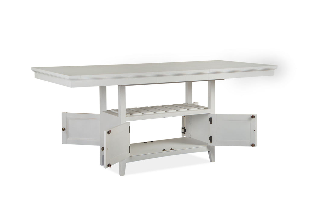 Heron Cove - Counter Table - Chalk White Magnussen Furniture