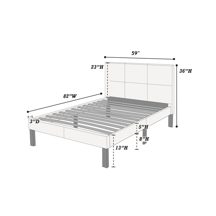Simple Upholstered Bed Home Essentials
