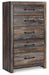 Drystan - Five Drawer Chest - Brown / Beige Signature Design by Ashley®