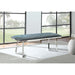 Upholstered Tufted Bench - Gray Furniture Max