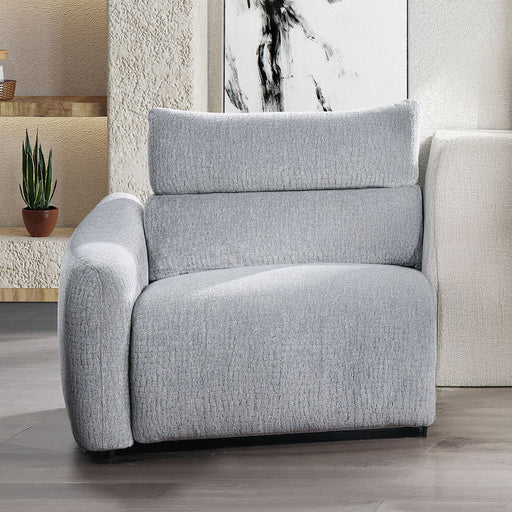 Fullar - LAF Modular Power Motion Recliner - Light Gary Chenille ACME