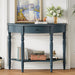 Half Moon Console Table With Drawer & Shelf Hearth and Haven