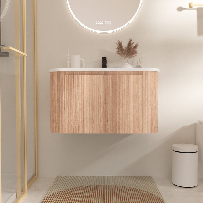 Wall Mounted Bathroom Vanity With Sink Home Essentials