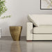 Cavan - Cast Aluminum Side Table - Antique Brass Simpli-Home