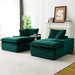 Double Chaise Lounge With Full Compressed Sponge Home Essentials