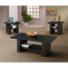 Salton - 3 Piece Coffee Table Set - Black Furniture Max