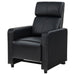 Push Back Recliner - Black Furniture Max