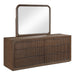 Leanna - Mirror - Brown Oak ACME