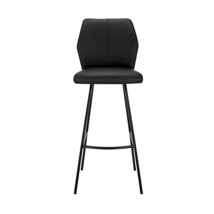 Counter Height Bar Chair - Black