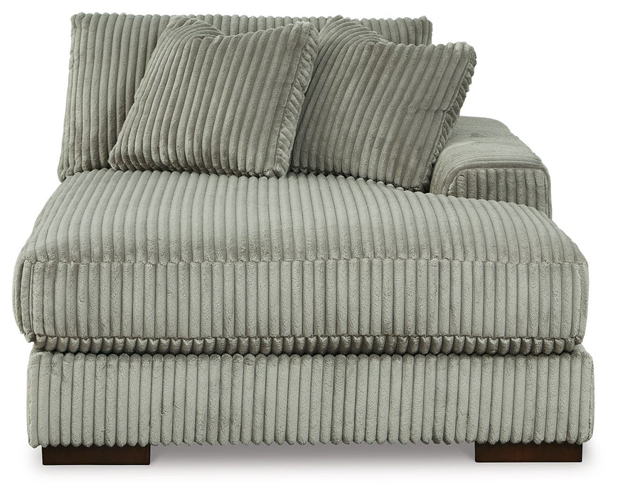 Lindyn - RAF Corner Chaise - Fog Signature Design by Ashley®