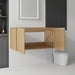 Floating Bathroom Vanity Cabinet With Soft Close Double Doors, Spacious Interior Storage, Wall Mounted, Cabinet Only Home Essentials