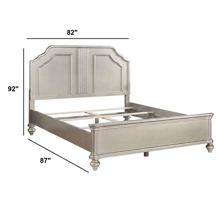 Traditional Design Panel Bed Home Essentials