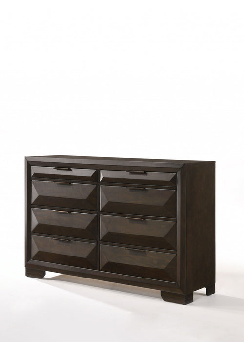 Solid Wood Standard Dresser / Chest - Espresso