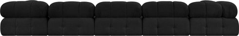 Ames - 7 Piece Boucle Fabric Modular Sectional Meridian Furniture